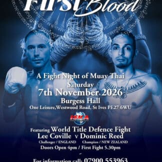 First Blood Muay Thai event